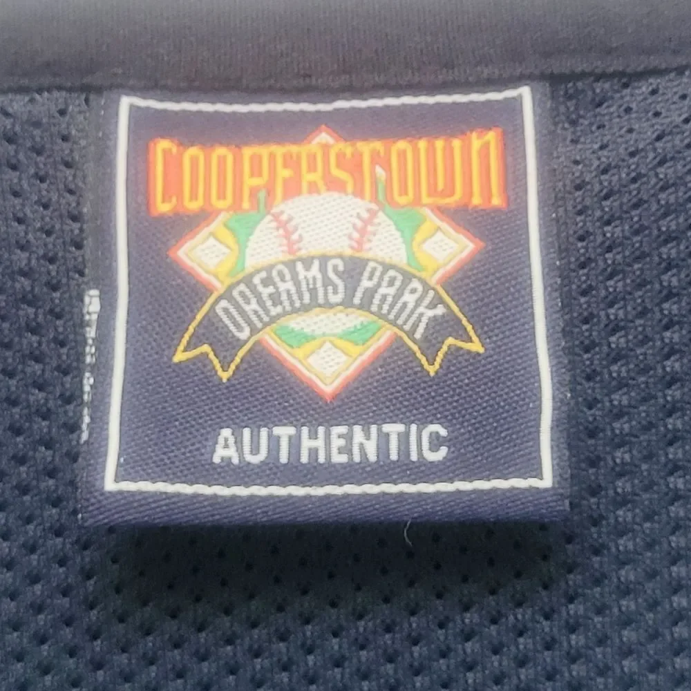 Cooperstown Dreams Park Baseball Pullover Windbreaker Warmup Short Sleeve 2X-3X